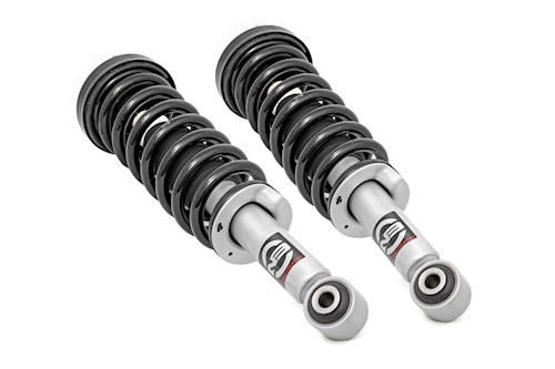 Rough Country Loaded Strut Pair Stock for Ford F-150 4WD 2009-2013 501073 LARGE