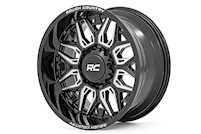 Rough Country 86 Series Wheel One-Piece Gloss Black 22x10 6x5.5 -25mm 86221012 MAIN