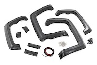 Rough Country Defender Pocket Fender Flares l 5'9" Bed  | Silver | Chevy Silverado 1500 (14-18) MAIN