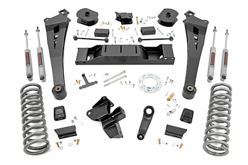 Rough Country 5" Suspension Lift Kit Radius Arm 19-23 for Ram 2500 Diesel 4WD LARGE