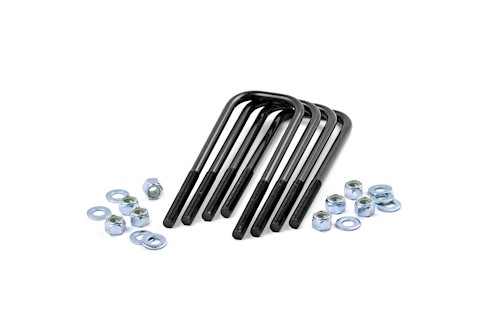 Rough Country 9/16-inch Large Radius U-bolts 3.125 x 10.0 7650 LARGE