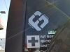 Fat Bob's Garage - Square Logo Decal THUMBNAIL