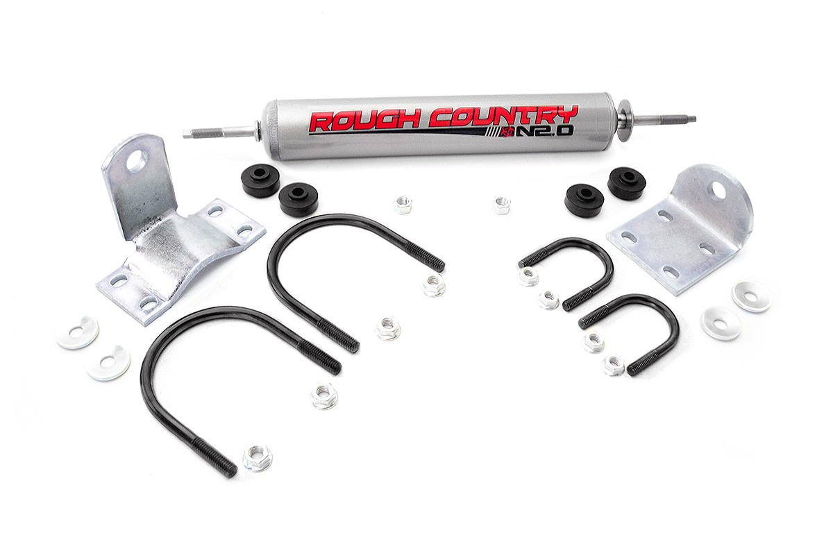 Fat Bob's Garage, Rough Country Part #87375.20, Ford F350 Steering Stabilizer 1986-1997 MAIN