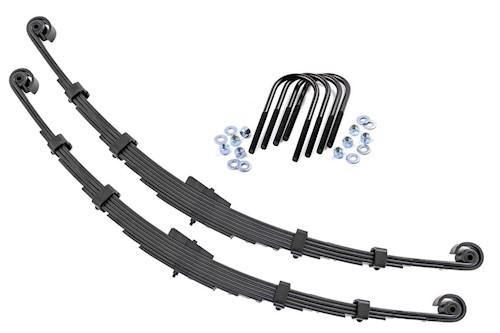 Rough Country Rear Leaf Springs2.5" Lift Pair For Jeep CJ 4WD 1959-1968 8006Kit LARGE