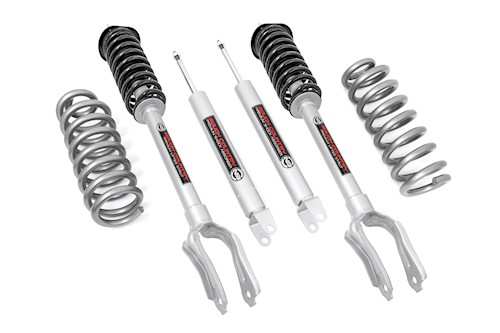 Rough Country for Jeep 2.5in Coil Spring Lift Kit 11-15 Grand Cherokee WK2 91130 LARGE