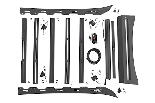 Rough Country Roof Rack Front 40-inch LED Light for Toyota Tacoma Crew Cab 05-22 LARGE