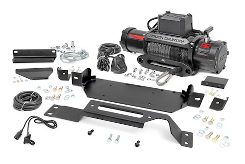 Rough Country Hidden Winch Mount PRO12000S for Ford Super Duty 2020-2022 51127 LARGE