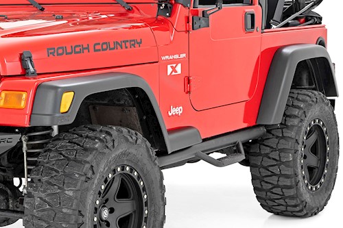 Rough Country 5.5" Wide Fender Flare Kit for Jeep Wrangler TJ /LJ 97-06 99033 LARGE