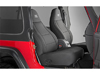 Neoprene Seat Cover Set, Black, Jeep Wrangler TJ 03-06 SWATCH