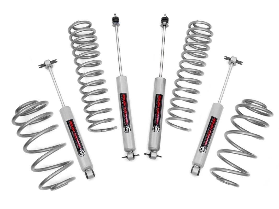 Fat Bob's Garage, Rough Country Part #PERF652, Jeep Wrangler TJ/LJ 2.5" Suspension Lift 1997-2006 THUMBNAIL