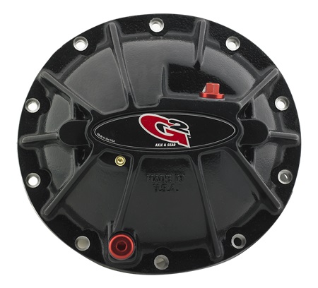 Fat Bob's Garage, G2 Axle & Gear, Chrysler 8.25 Aluminum Differential Cover, Black Finish MAIN