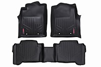 Rough Country Heavy Duty Floor Mats [Frt/Rr]-12-15 for Toyota Tacoma Double Cab MAIN