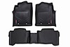 Rough Country Heavy Duty Floor Mats [Frt/Rr]-12-15 for Toyota Tacoma Double Cab THUMBNAIL