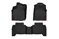 Rough Country Heavy Duty Floor Mats [Frt/Rr]-16-20 for Toyota Tacoma Double Cab MAIN