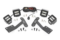 Rough Country For Toyota 2" LED Ditch Kit 14-20 Tundra|Black Series Spot /Flood MAIN