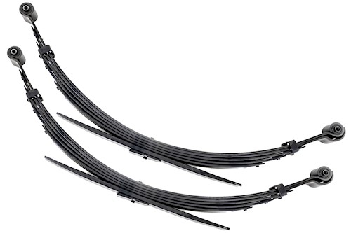 Rough Country Rear Leaf Springs 4" Lift Pair GMC Half-Ton Suburban 4WD 1973-1976 LARGE