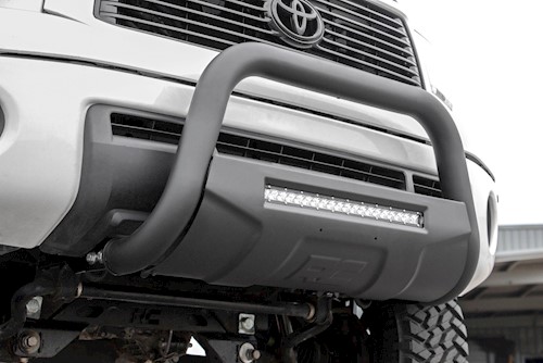 Rough Country For Toyota 07-21 Tundra Bull Bar w/LED Light Bar Black B-T4071 LARGE