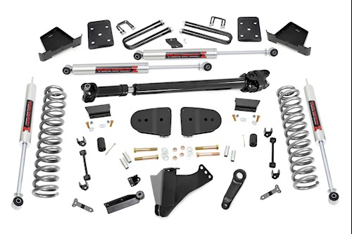 Rough Country 6" Lift kit Diesel No OVLD FR D/S M1 for Ford F250/F350 2023 LARGE