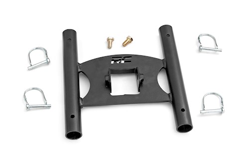 Rough Country American Patriot Universal 2" Hitch Dual Flag Pole Holder 117500 LARGE