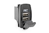 Rough Country USB Switch Insert 2x1 with Logo Blue Back Light 709USB THUMBNAIL
