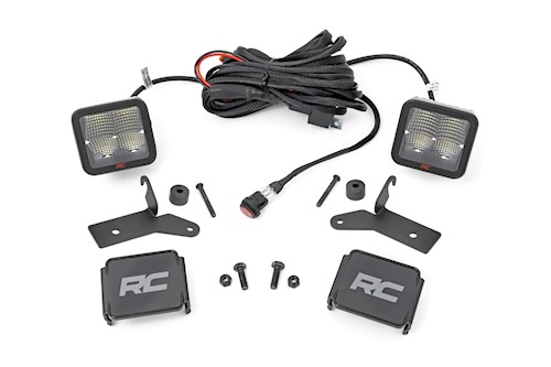 Rough Country LED Hinge Mnt 2" Spectrum for Jeep Gladiator/Wrangler JL/4xe 18-23 LARGE