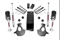 Rough Country Chevy GMC 1500 Pickup 3.5" Susp Lift w/Lifted Struts 14-18 4wd MAIN