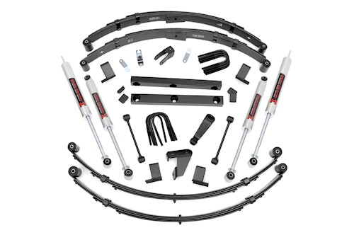 Rough Country 4" Lift Kit M1 Manual Steer for Jeep Wrangler YJ 4WD 87-95 62041 LARGE