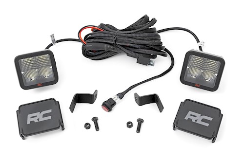 Rough Country LED Ditch Mount 2" Pair Spot for Ford F150 15-23/F-150 & Lightning LARGE