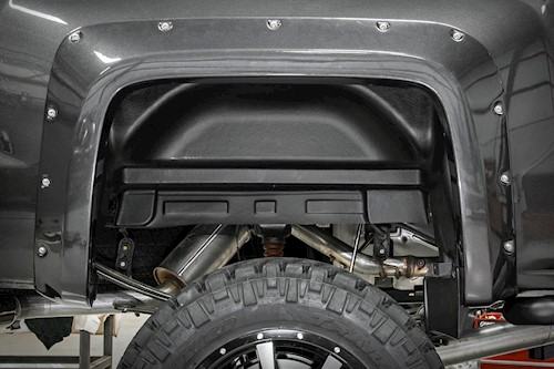 Rough Country Chevrolet Rear Wheel Well Liners 11-14 2500HD/3500HD PU 4211 LARGE