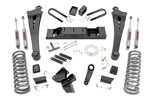 Rough Country 5"for 19+ Ram 3500 Dsl Radius Arm Suspension Lift Kit AIS"Trans LARGE