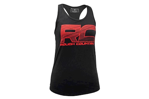 Rough Country Tank Top Women Fts Black XL LARGE