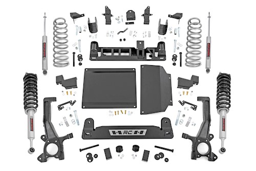 Rough Country 6 Inch Lift Kit N3 Strut Rear Coil for Toyota Tundra 4WD 22-23 LARGE