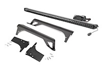 Rough Country 50-inch Straight LED Light Bar Kit Single Black LED fits 97-06 TJ MAIN