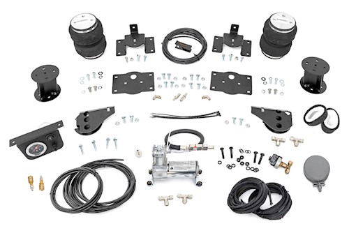 Rough Country Air Spring Kit w/ Compressor 6" Lift for Ram 1500 09-22 & Classic LARGE