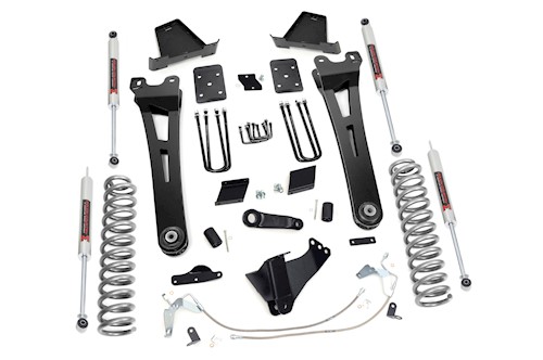 Rough Country 6 Inch Lift Kit Diesel Radius Arm M1 For Ford SuperDuty 11-14 LARGE