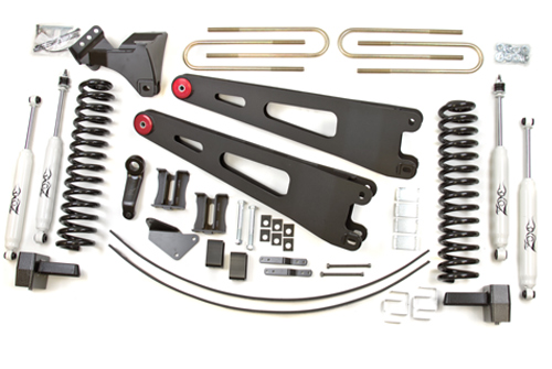 Fat Bob's Garage, Zone Offroad Part #F38, Ford Super Duty 6" Radius Arm Lift Kits 2005-2007 LARGE