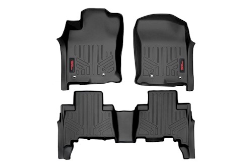 Rough Country Floor Mats Front and Rear for Toyota 4Runner 2010-2023 M-71313 LARGE
