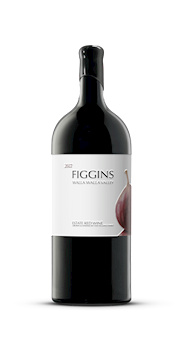 FIGGINS 2022 Estate Red Wine, Etched & Hand-Painted 3L Bottle THUMBNAIL