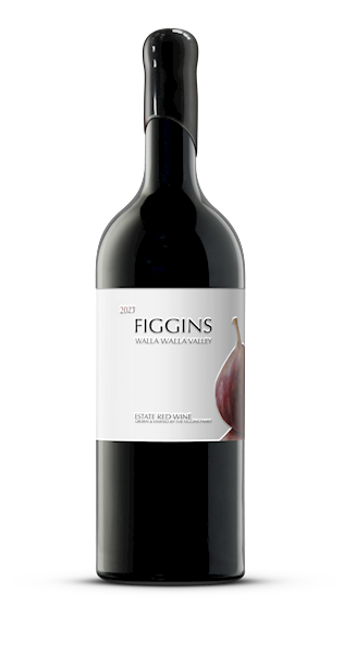 FIGGINS 2023 Estate Red Wine, Etched & Hand-Painted 1.5L Bottle LARGE