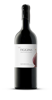 FIGGINS 2023 Estate Red Wine, Etched & Hand-Painted 3L Bottle THUMBNAIL