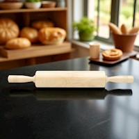 Rolling Pin - 12" with maple handles MAIN