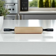 Rolling Pin - 12" with black handles THUMBNAIL
