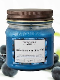 JAR CANDLE - BLUEBERRY FIELDS, 8 oz. MAIN