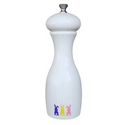 MARSALA SALT or PEPPER MILL-white-Bunny THUMBNAIL