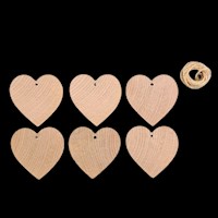 Heart Ornament - Set of 6 MAIN