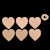 Heart Ornament - Set of 6 SWATCH