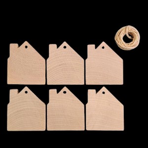 House Ornament - Set of 6 LARGE