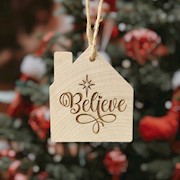 House Ornament - Believe THUMBNAIL