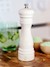 6" FEDERAL SALT MILL - WHITE - FOUR LEAF CLOVER SWATCH