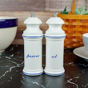 Provencal Salt & Pepper Mill Set - White THUMBNAIL